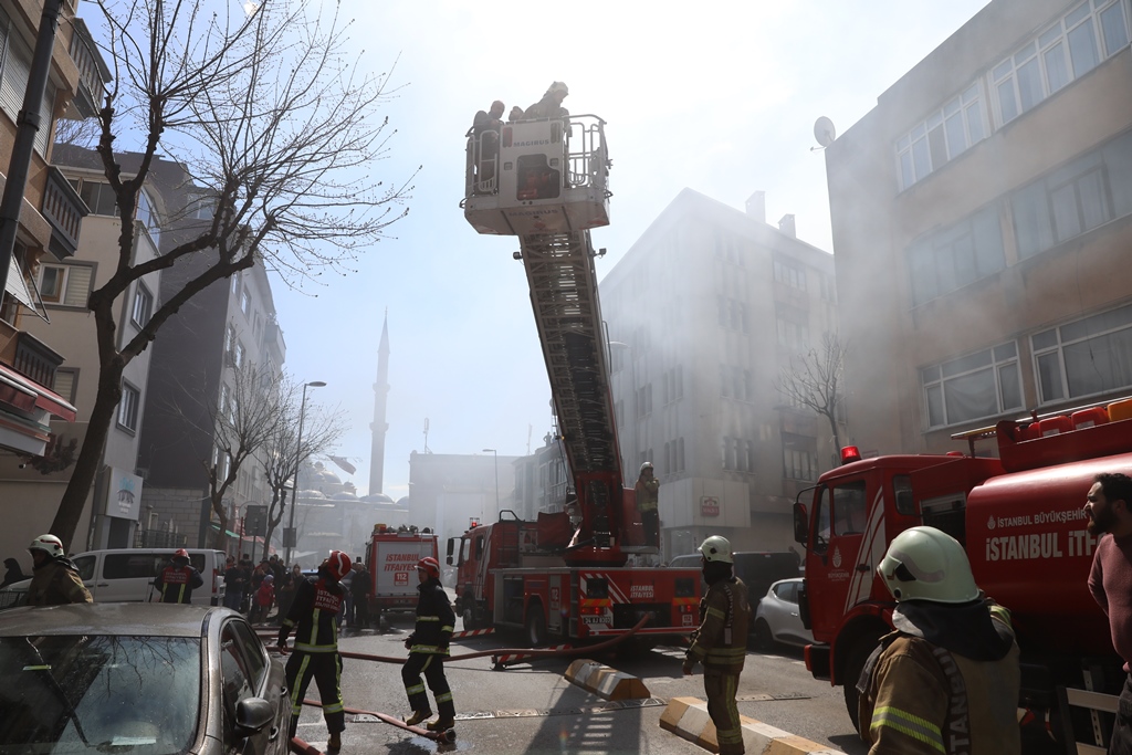 Fatihte ikametgah yangını - Haberler - İstanbul İtfaiyesi
