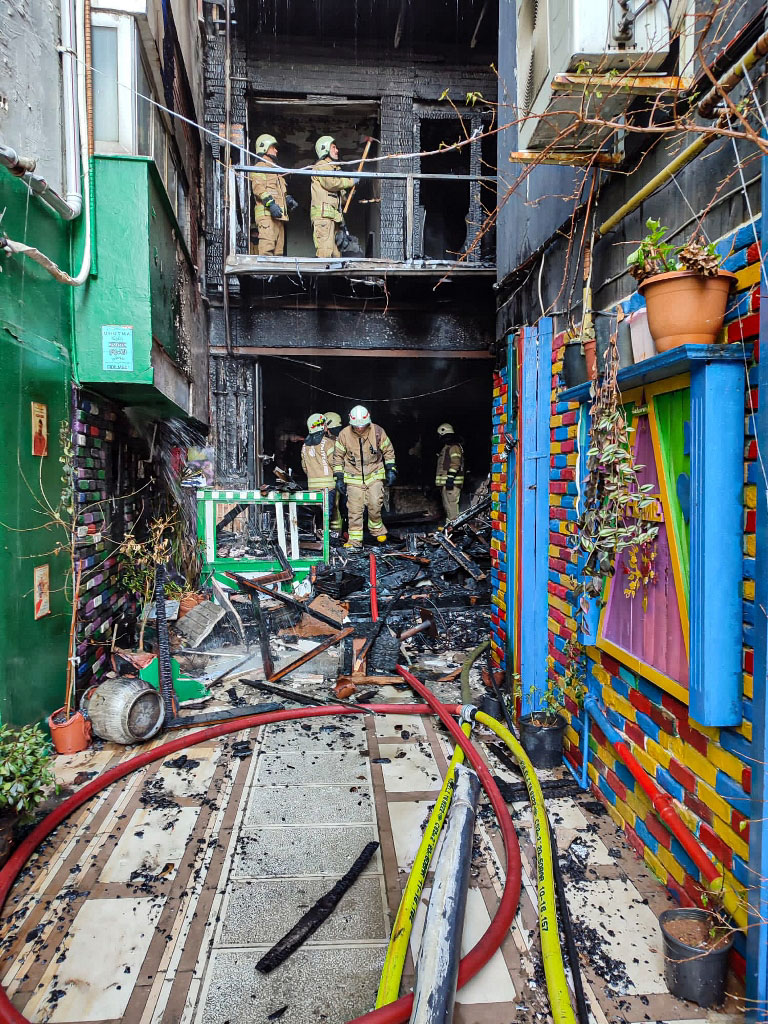 Pendikte otel yangını - Haberler - İstanbul İtfaiyesi
